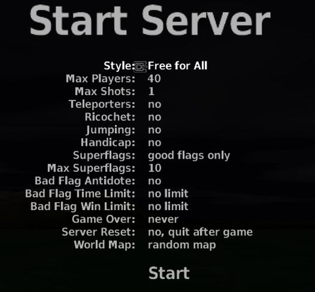 bzflag join game start server