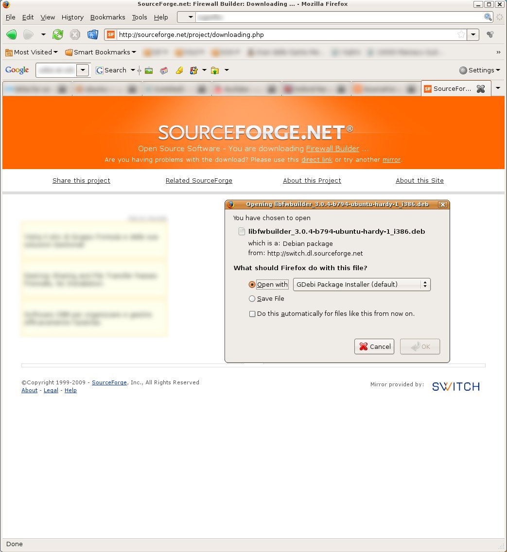 firewall builder allow web server access