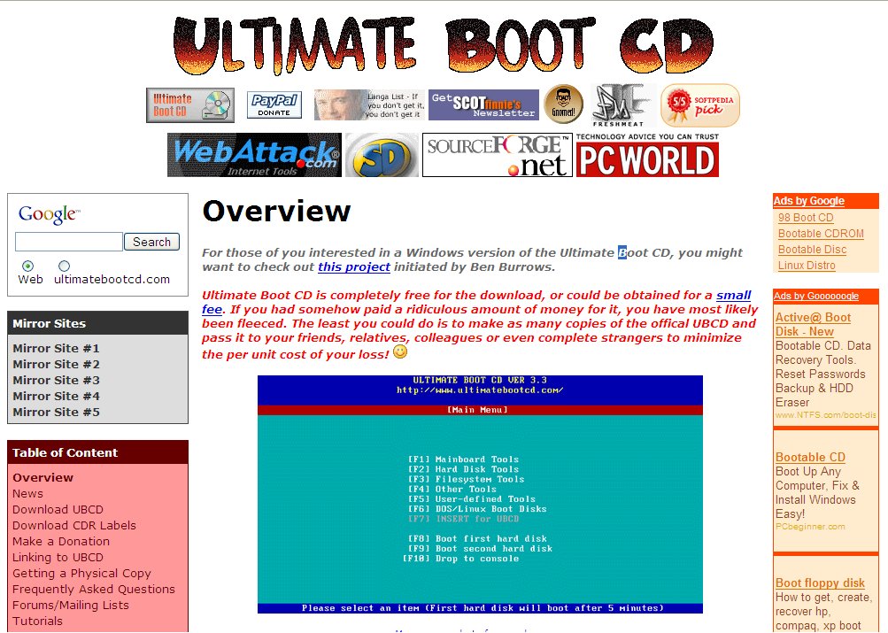 ultimate boot cd usb