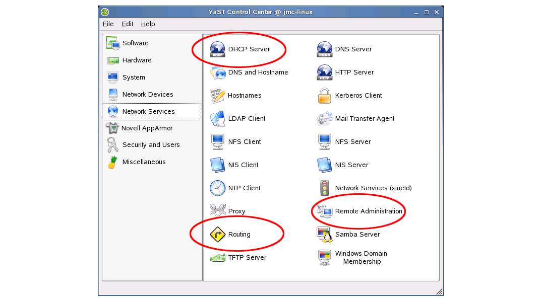 opensuse route gateway