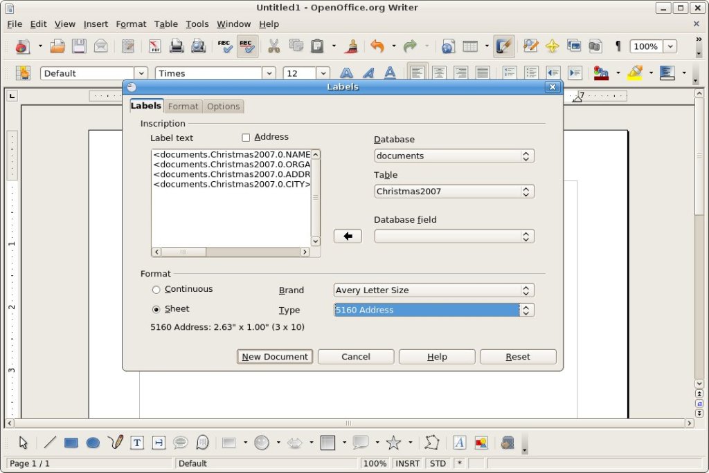 combine multiple openoffice documents