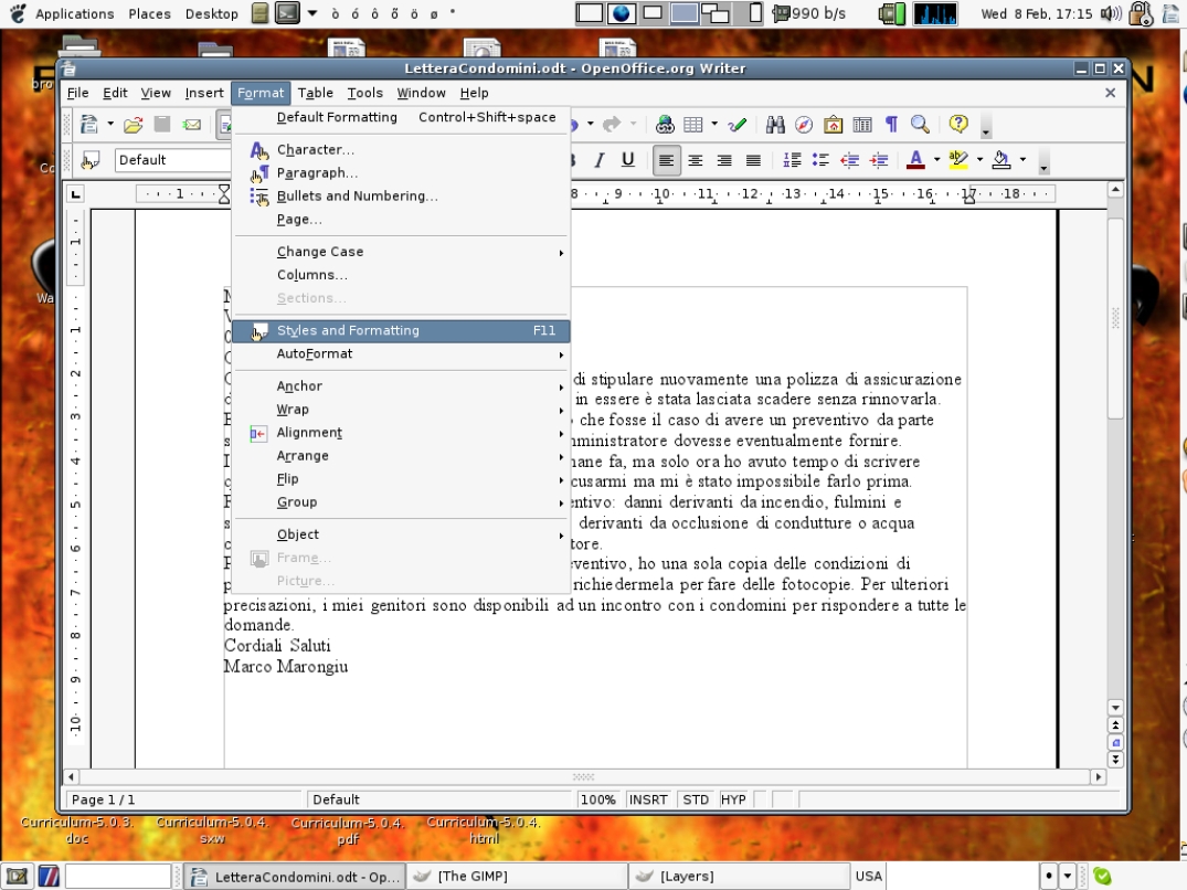 open openoffice documents in office