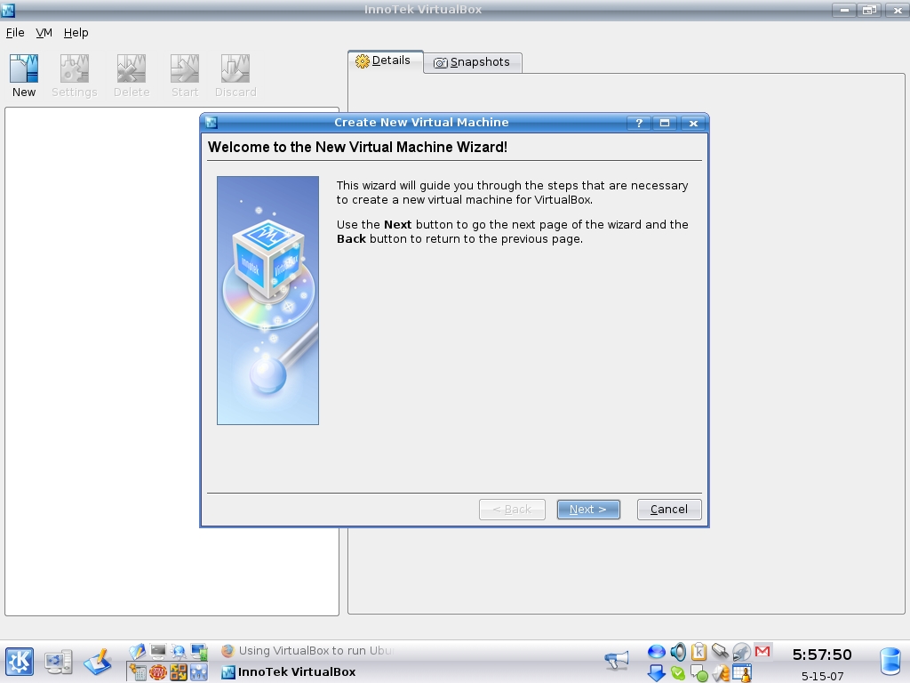 virtualbox linux