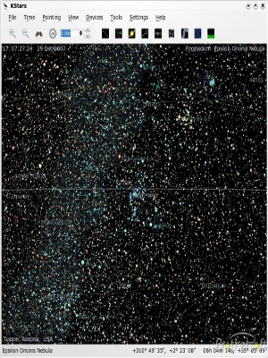 Answering a tricky question with the KStars desktop planetarium package