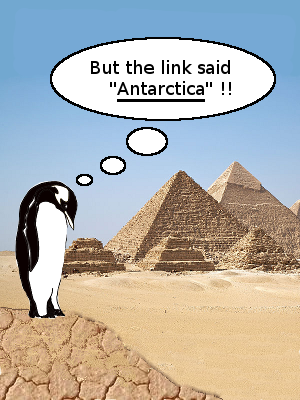 Checking a website for incorrect links