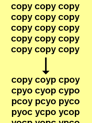 CoPa scripting: change text between copy and paste