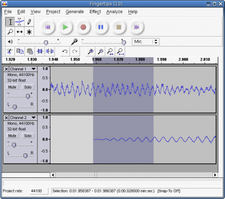 Dialog Recording with Audacity and a USB Microphone