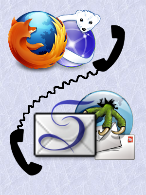 Firefox and Iceweasel can 'mailto' with Sylpheed and Claws Mail