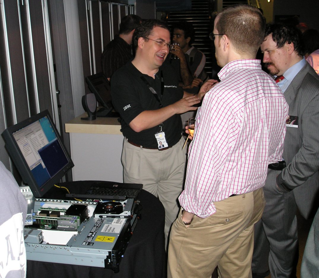 IBM expert answering questions regarding his Power machine