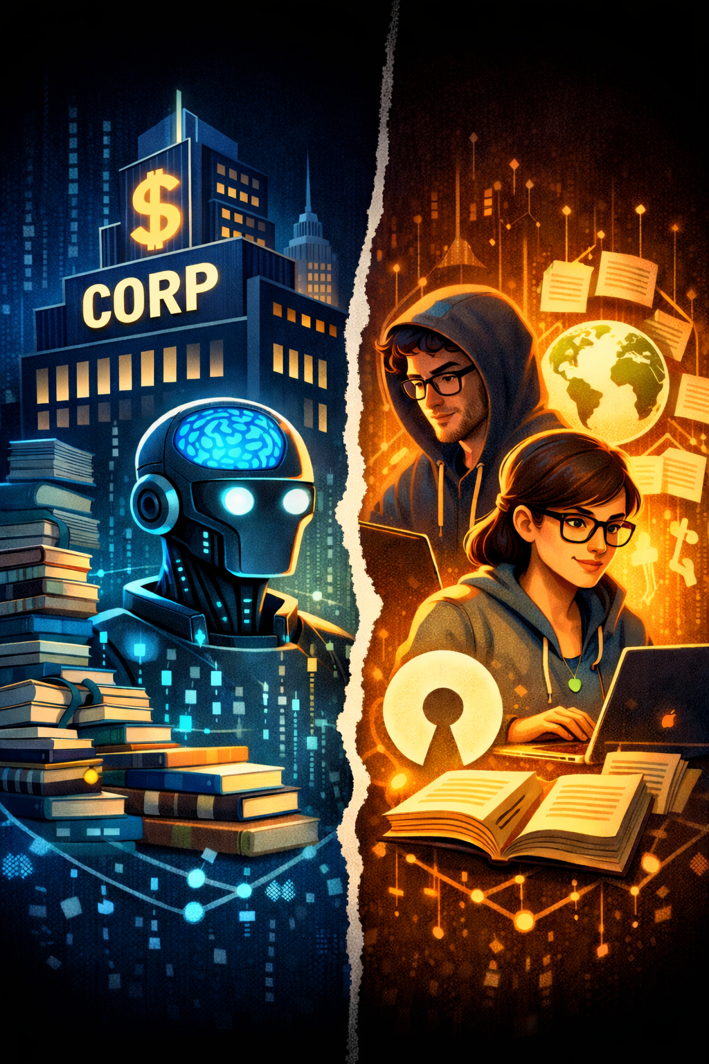 Corporations trained AI on everything they could, so why can't we?