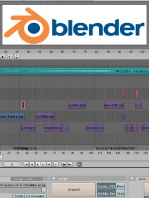 Video editing with Blender VSE: 